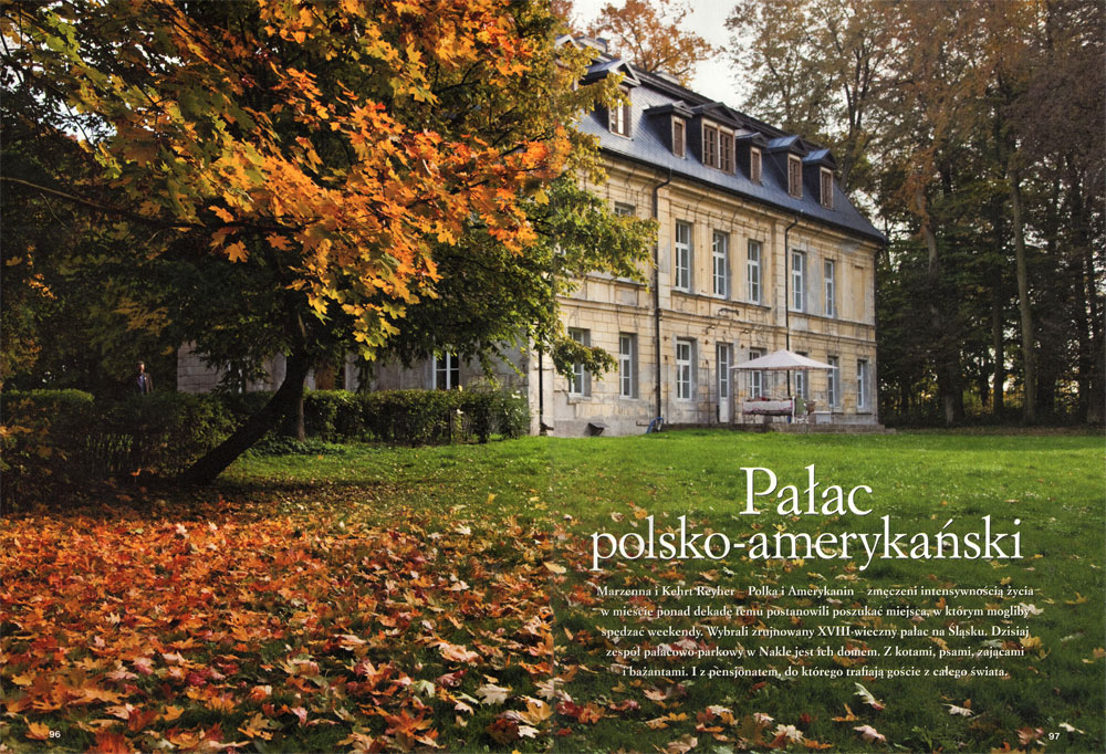 Palace at Nakło featured in Sielskie Życie