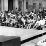 Children at the 20-year anniversary presentation.
