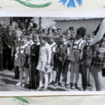 Children sing at the Palace in Nakło.