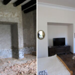 Original and renovated suite on first floor
